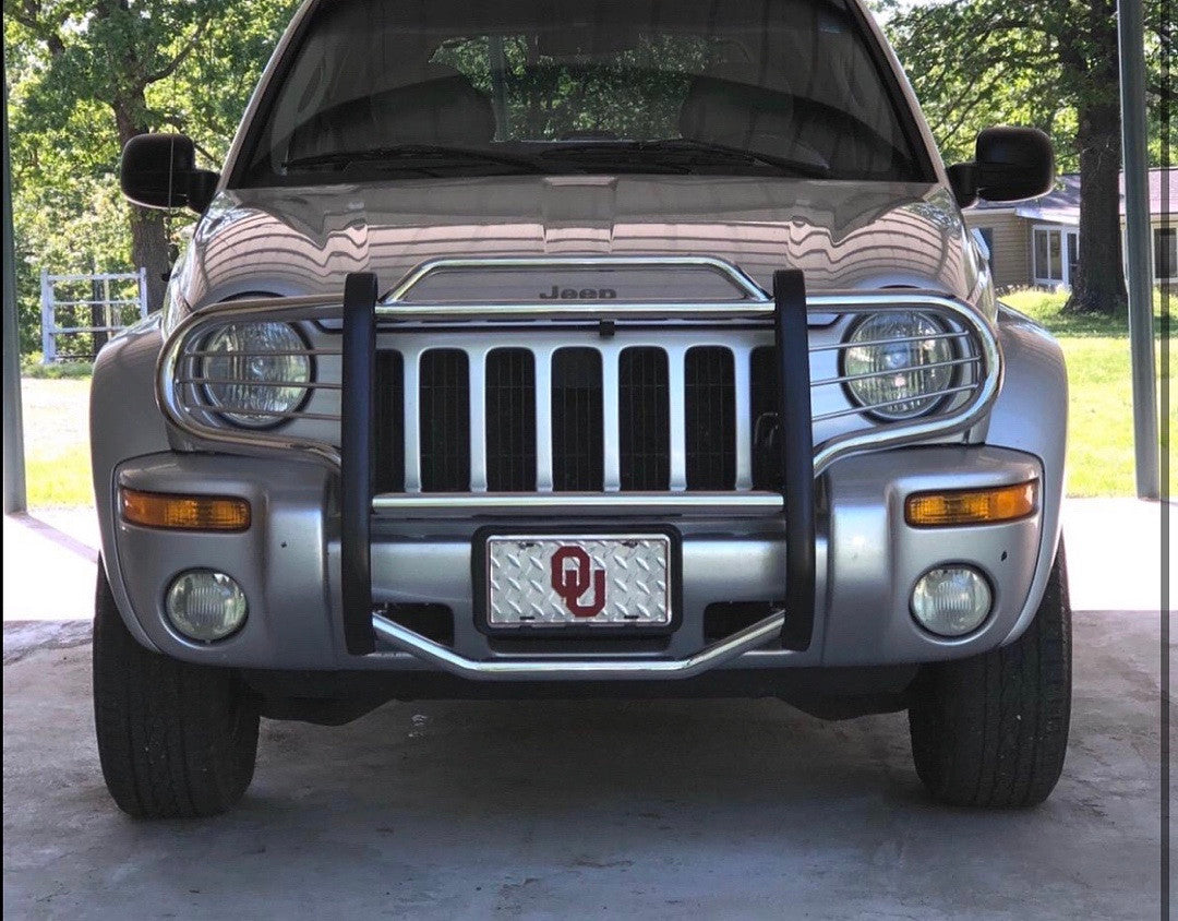 02-07 JEEP LIBERTY grille guard Chrome