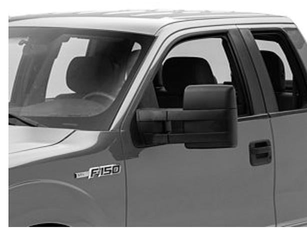 Manual Towing Mirrors for Ford F-150 for 2004 to 2014