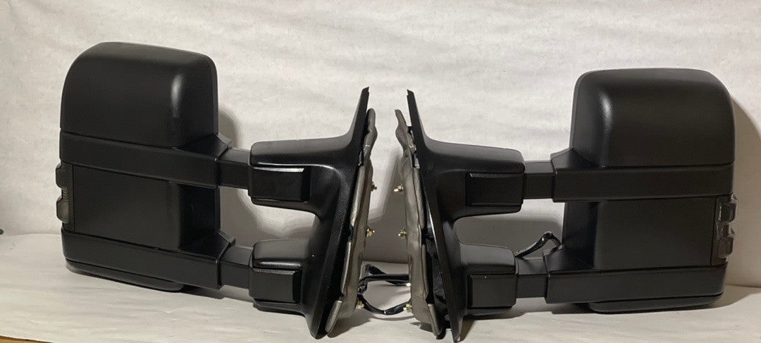 Smoked Towing Mirrors For Ford F-250 / F-550 / Excursion For 1999 To 2007