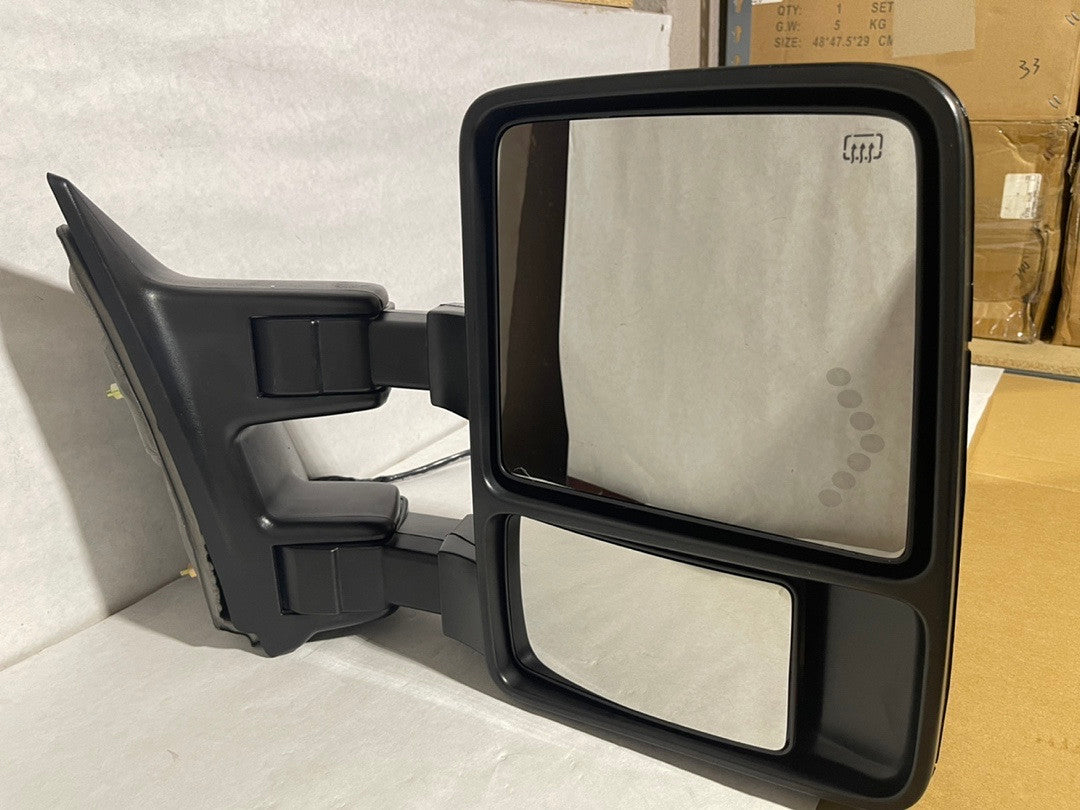Smoked Towing Mirrors For Ford F-250 / F-550 / Excursion For 1999 To 2007