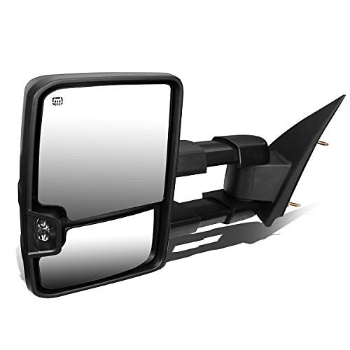 Left side TWM-015-T888-BK-SM-L 03-06 Chevy Silverado Powered Tow Mirror+Heat+LED Smoked Left/Driver