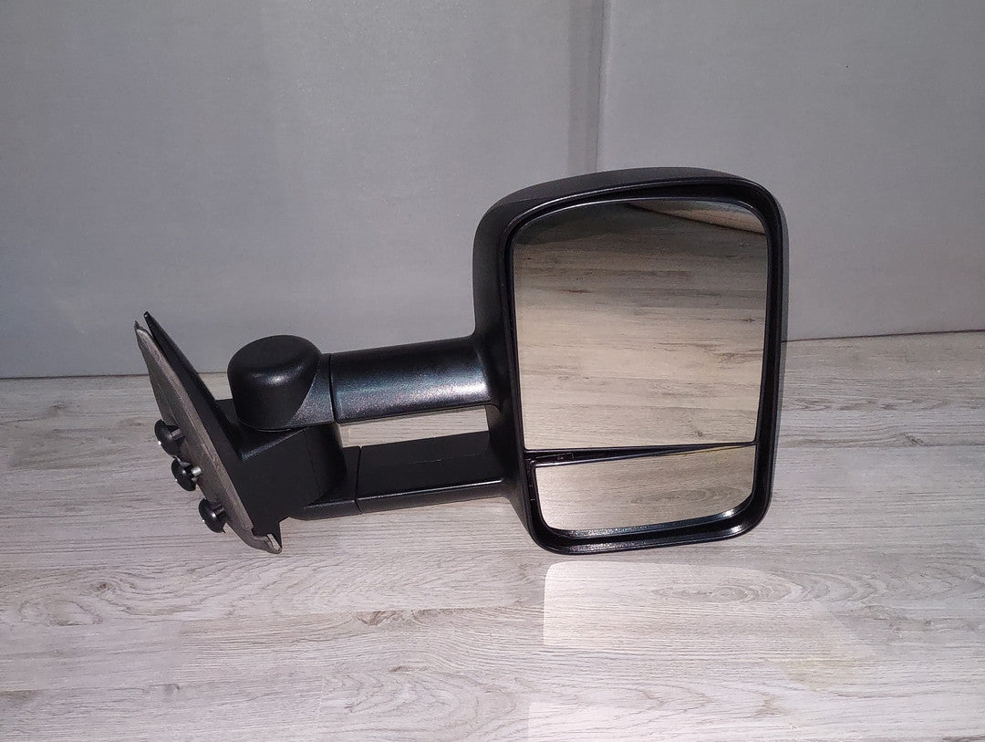 Right side TWM-003-T222-BK-R Espejo de Remolque Manual Negro Lado Derecho Para Chevy Silverado 07-13