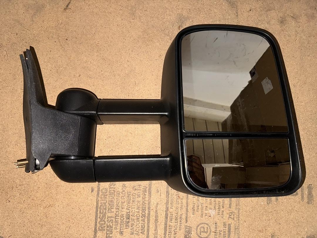 Right Side TWM-022-T222-BK-R 88-02 Chevy GMC C/K Powered Towing Mirror Right/Passenger
