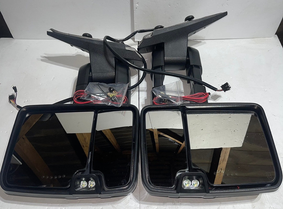 07-13 Chevy Silverado / GMC Sierra chrome / smoked Led/heated Towing Mirrors