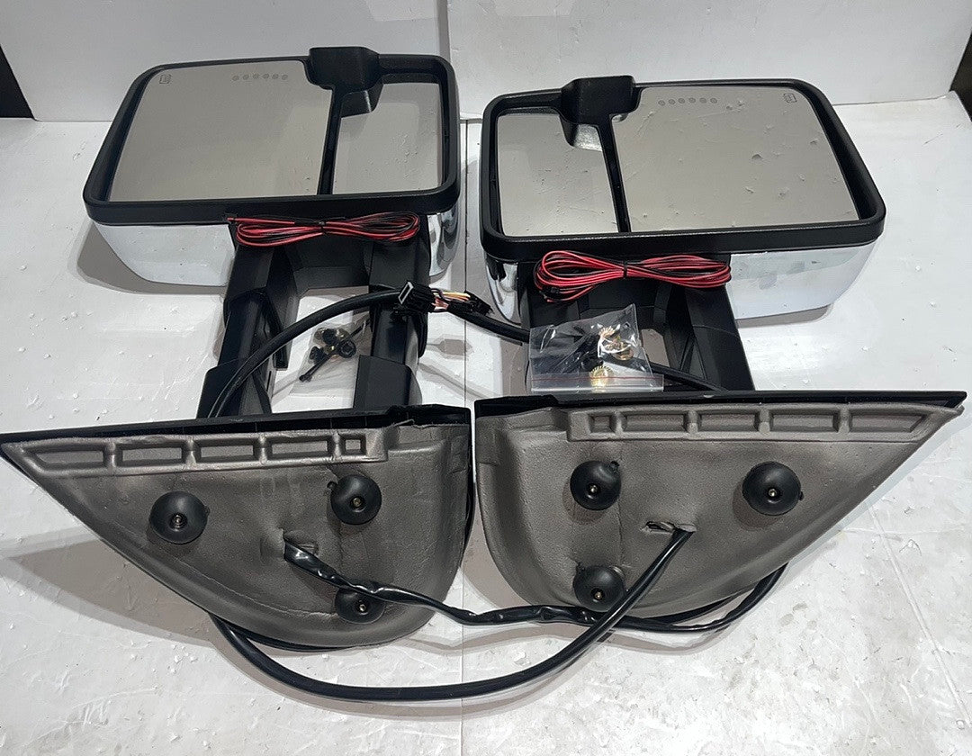 07-13 Chevy Silverado / GMC Sierra chrome / smoked Led/heated Towing Mirrors