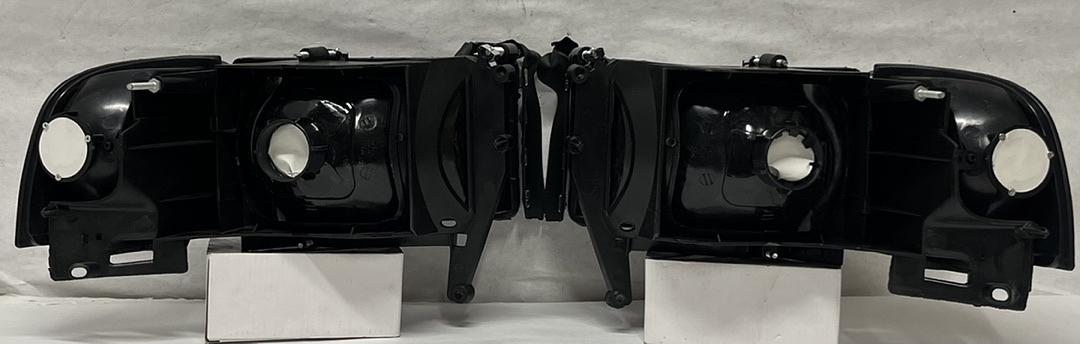 Black Housing Headlights Replacement For 94-01 dodge ram