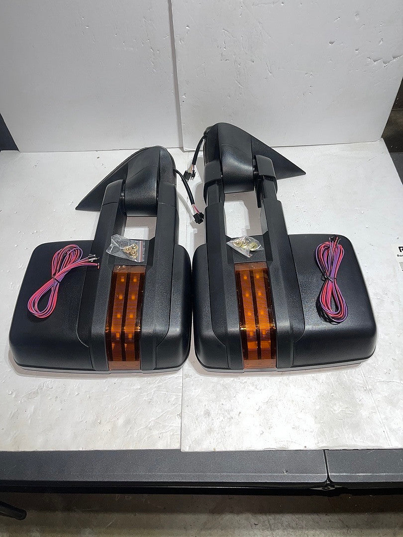 99-02 Chevy Silverado/GMC sierra Towing Mirrors led/heated/ smoked / chrome