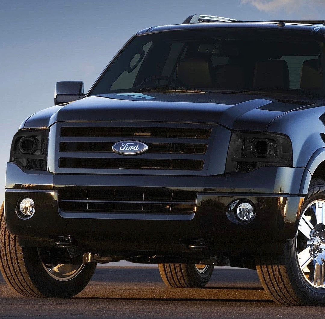 07-14 FORD EXPEDITION LED PROJECTOR Smoked clear HEADLIGHTS