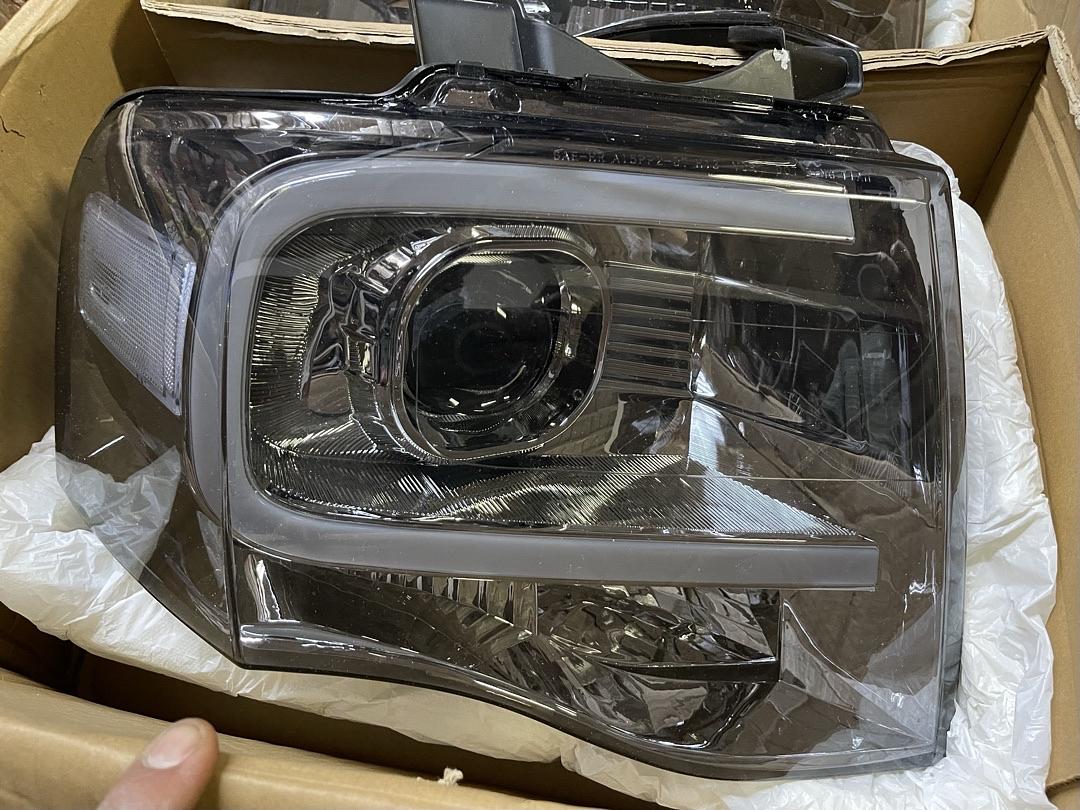 07-14 FORD EXPEDITION LED PROJECTOR Smoked clear HEADLIGHTS