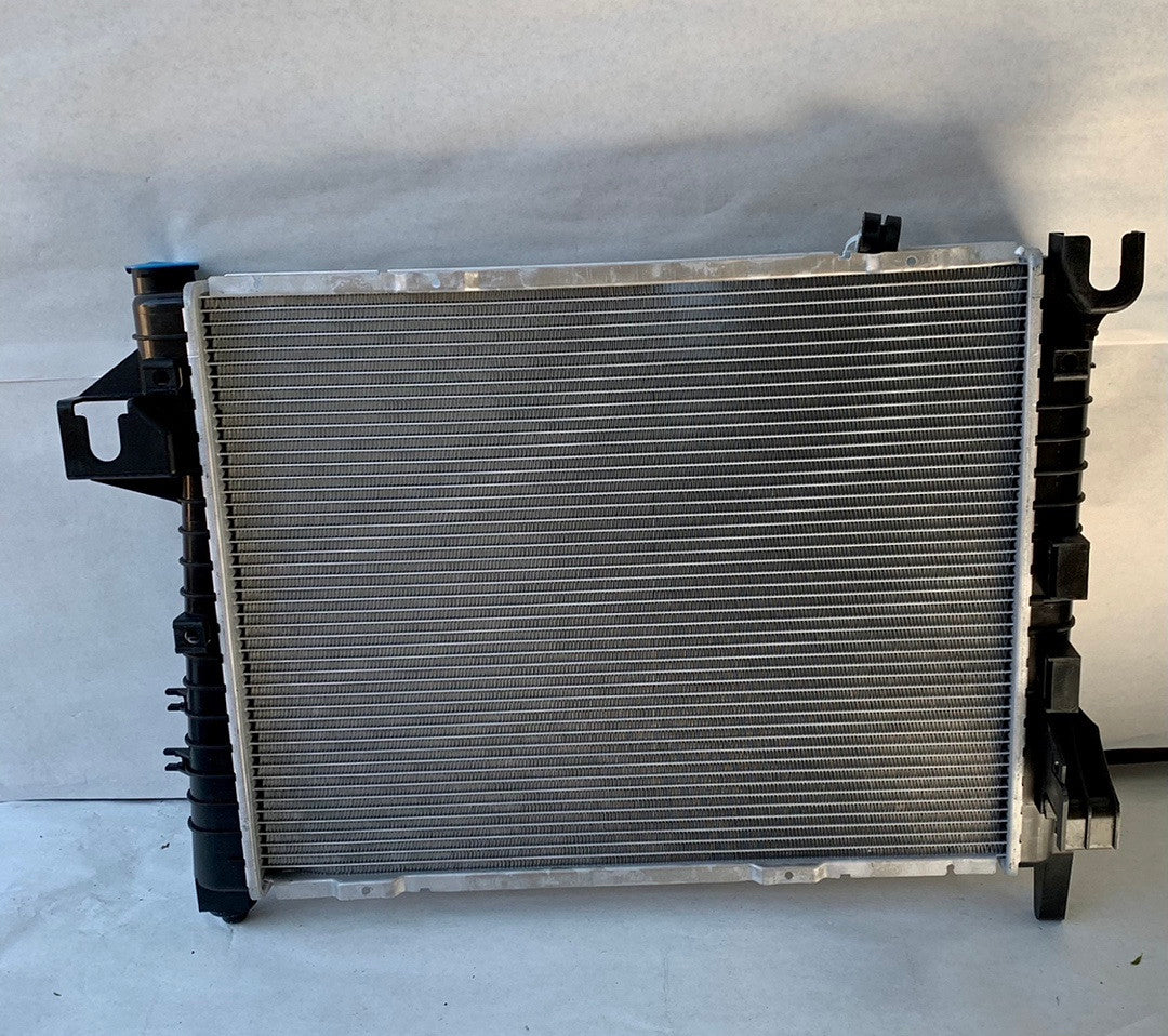 (As IS) OEM-RA-2813 2813 Factory Style Aluminum Cooling Radiator Replacement Fit 2004-2009 DODGE RAM Fits 5.7L V8, Black/Metallic
