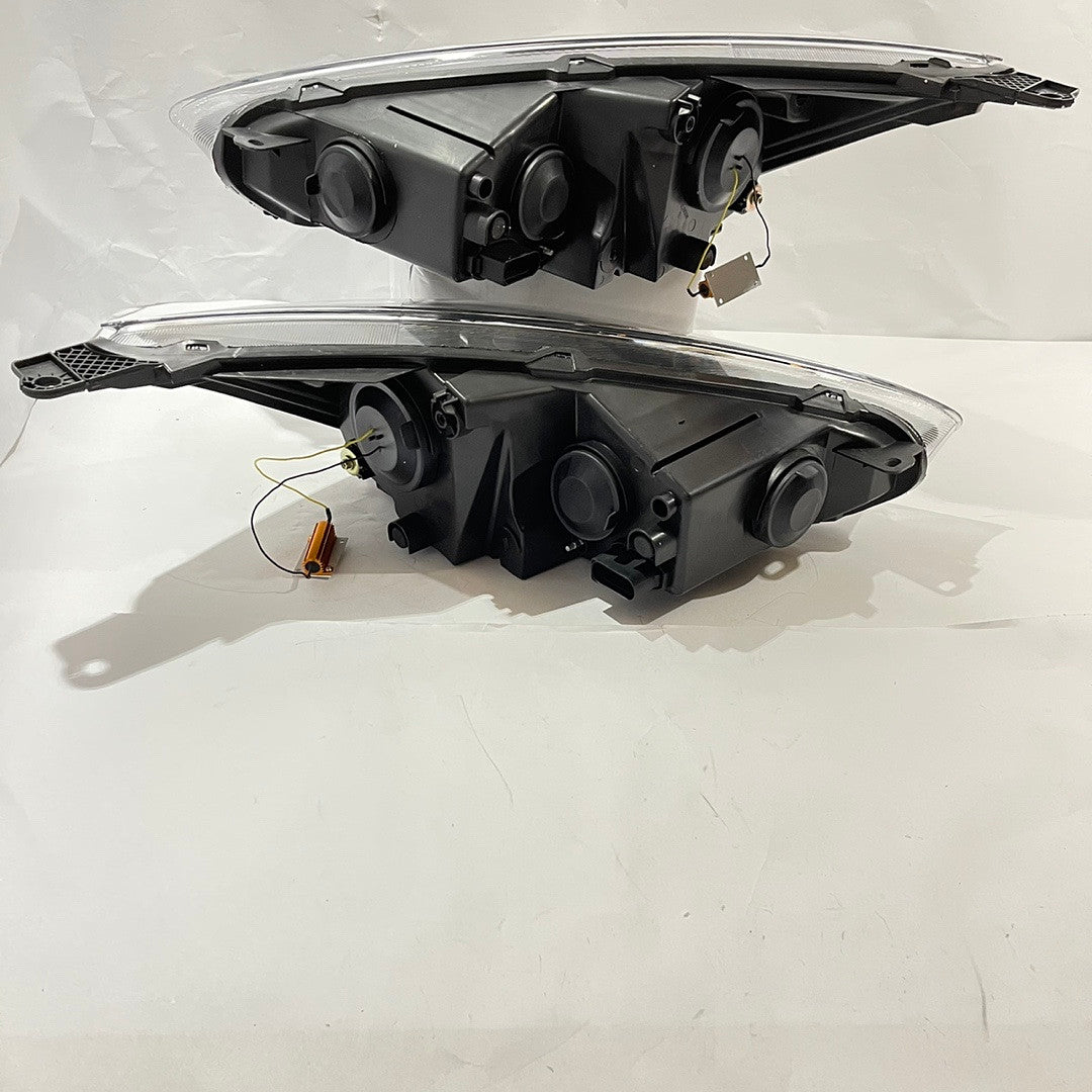 15-18 Ford Focus Square LED Sequential Projector Headlight Corner Lamps