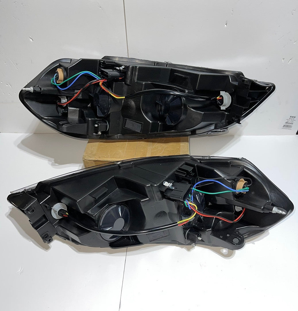 Chevy Impala Black Housing Headlights for 2006 to 2013