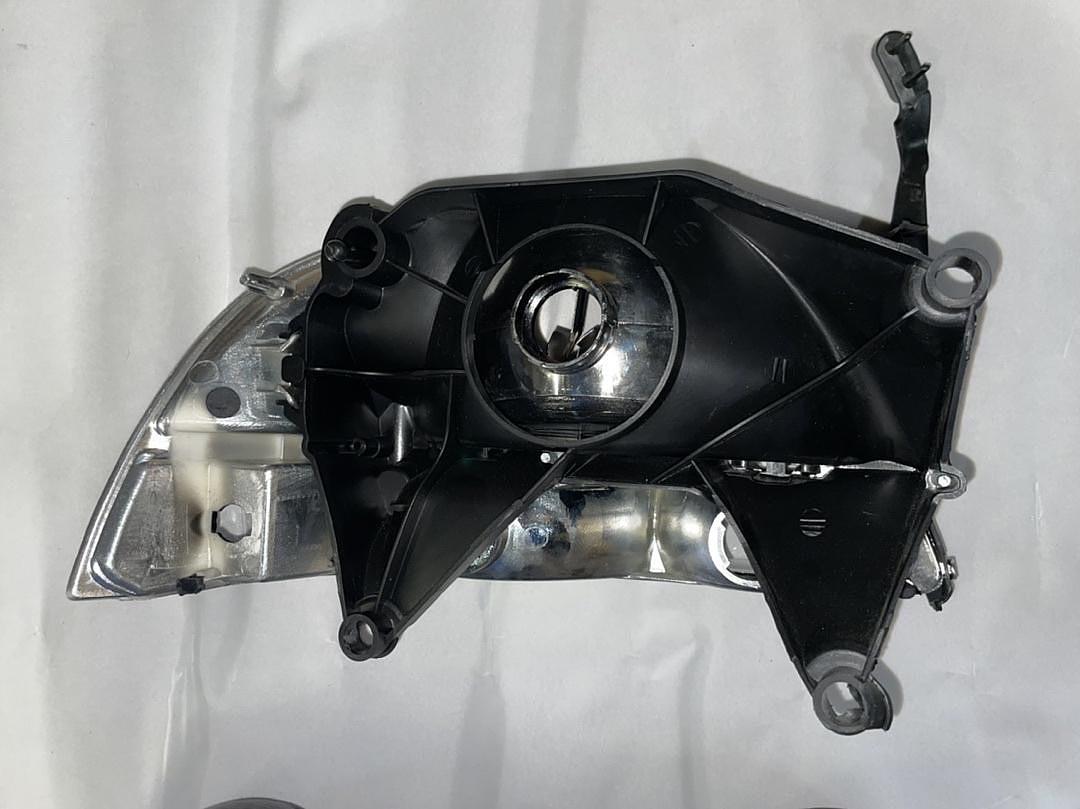 97-04 Dakota/Durango Black Headlight