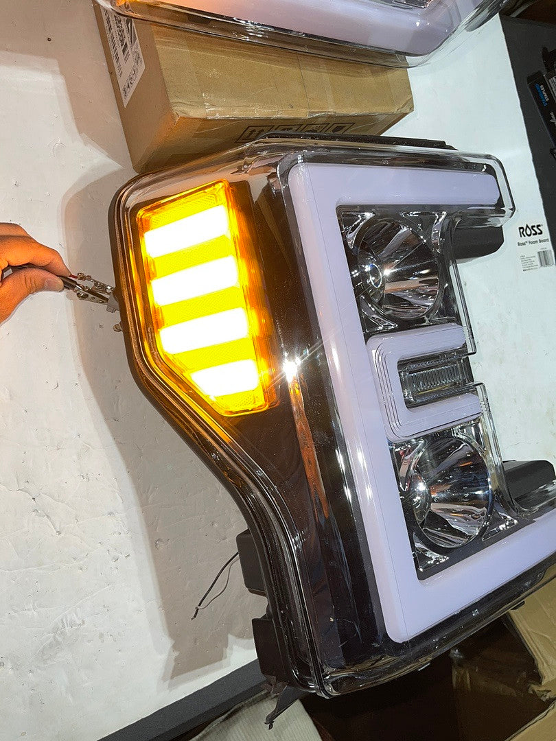 2017 to 2019 Ford Super Duty F250 F350 F450 F550 DRL Headlights Luces Micas Calaveras Faros Focos