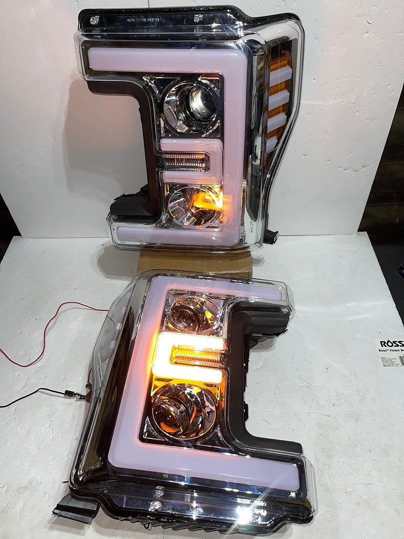2017 to 2019 Ford Super Duty F250 F350 F450 F550 DRL Headlights Luces Micas Calaveras Faros Focos