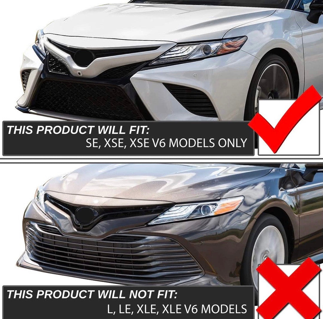 . Smoked Fog Lights For Toyota Camry SE / XSE For 2018 To 2020