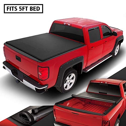 15 15-19 chevy Colorado/ GMC Canyon Soft Vinyl Roll-Up Tonneau Cover Replacement 5Ft Bed