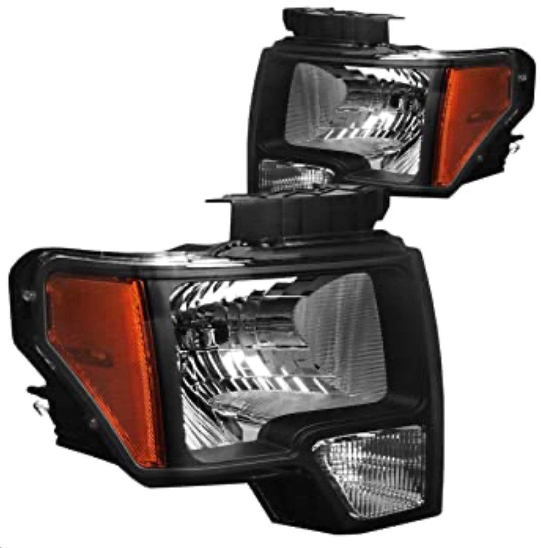 09-14 Ford F-150 black housing amber