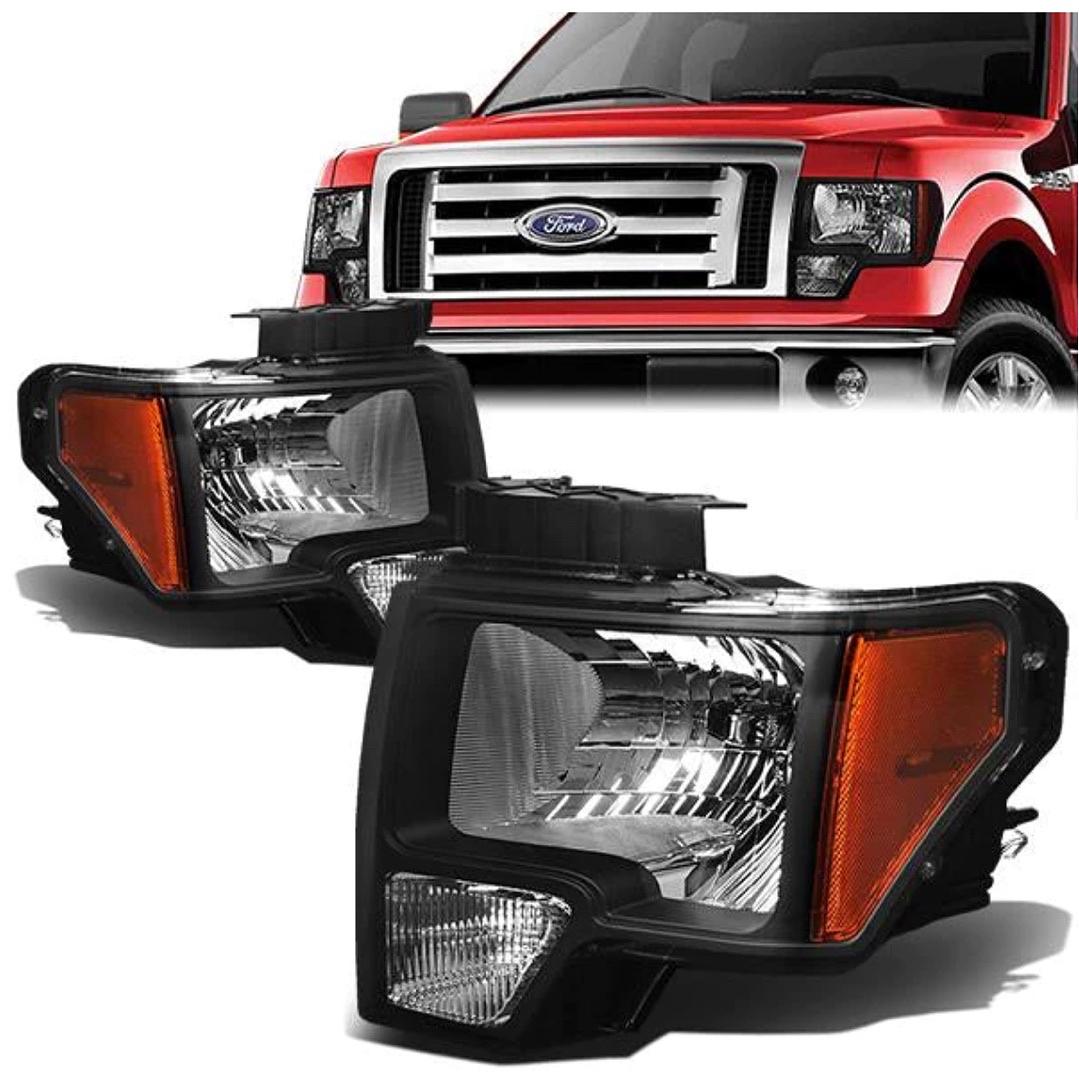 09-14 Ford F-150 black housing amber
