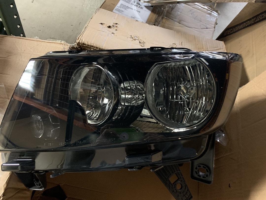 ‚úÖHL-OH-JGC11-BK-SM-AM 11-13 Jeep grand cherokee black smoked amber headlights luces