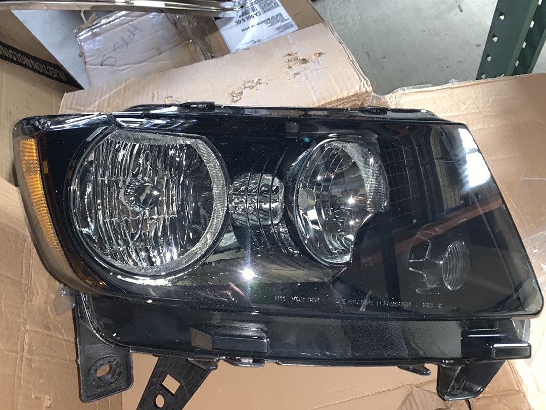 ‚úÖHL-OH-JGC11-BK-SM-AM 11-13 Jeep grand cherokee black smoked amber headlights luces