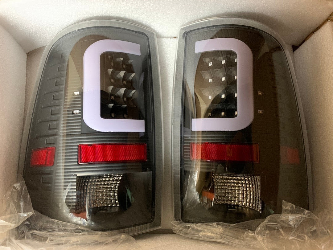 09-17 dodge ram 1500 10-17 ram 2500 3500 black 3d led taillights