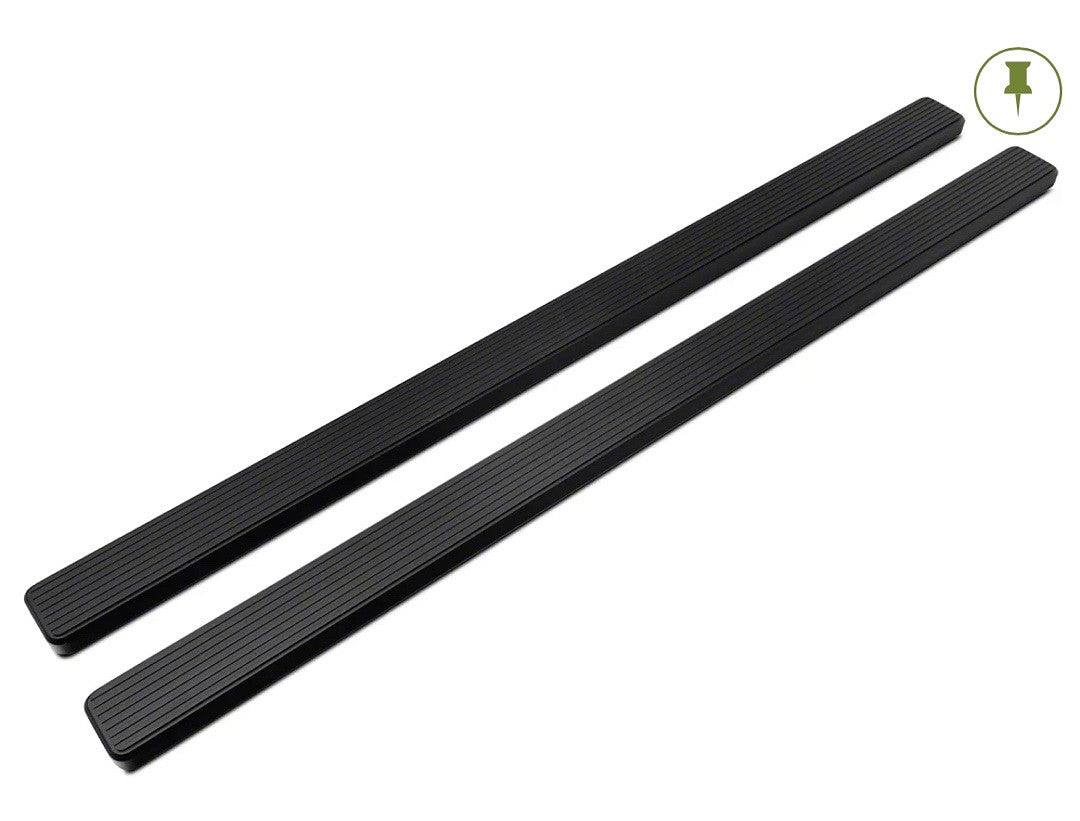 Running boards Steps Estribos 20-21 Jeep Gladiator 4Dr Black 83L 5W