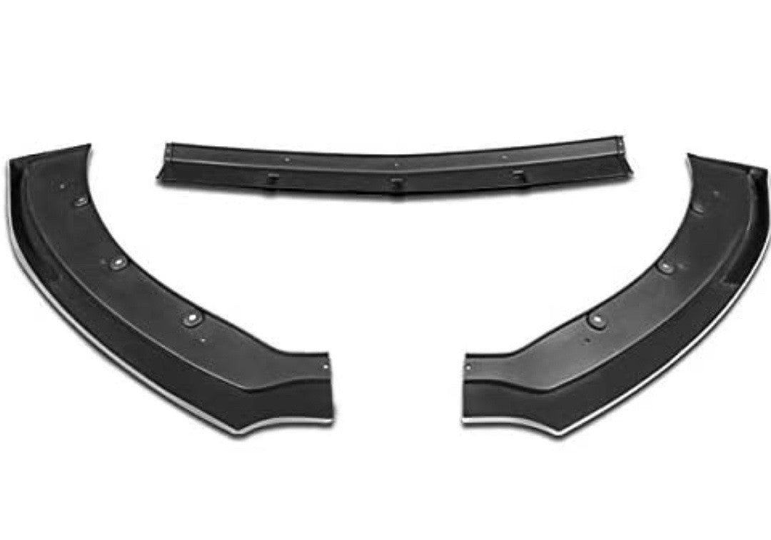 FIT 15-17 FORD MUSTANG STYLE FRONT BUMPER SPLITTER SPOILER LIP 3PCS
