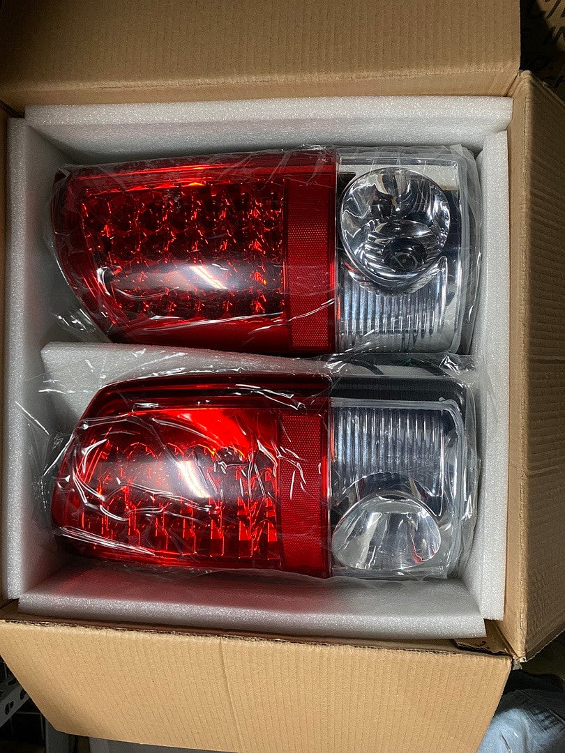 2002 to 2006 Dodge Ram LED Red Tail Light Luces Traceras Micas Calaveras Faros Foicos Luz Light