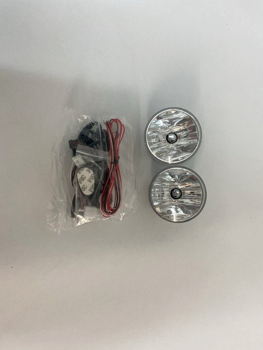 07-13 Chevy Tahoe, Avalanche, Suburban, 10-13 Camaro, 15-19 Colorado, Silverado Fog Lights with Switch Chrome Clear