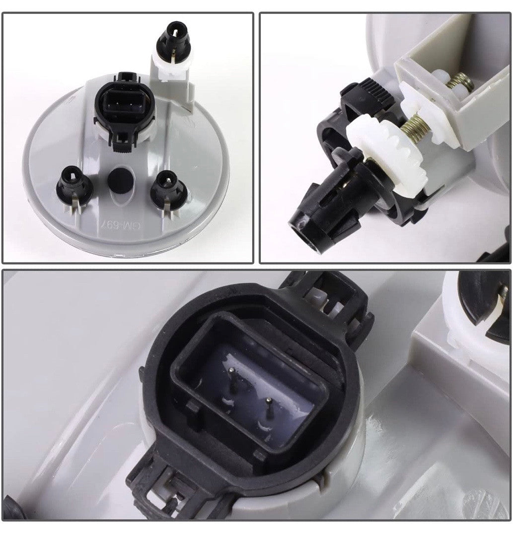 07-13 Chevy Tahoe, Avalanche, Suburban, 10-13 Camaro, 15-19 Colorado, Silverado Fog Lights with Switch Chrome Clear