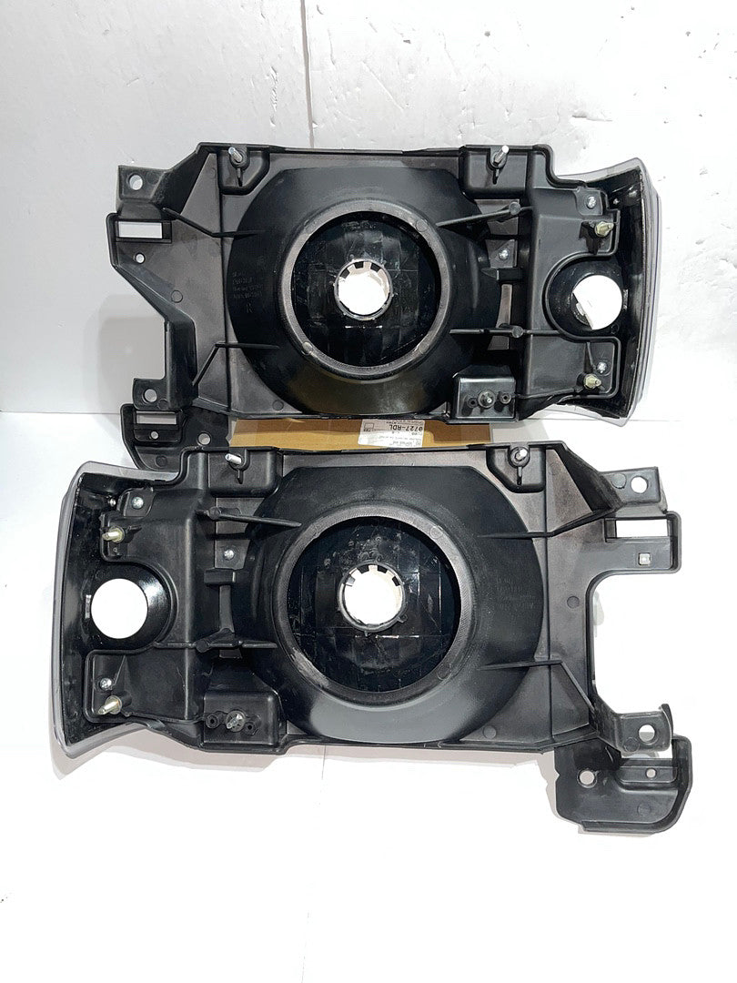 87-91 Ford F-150 / F-250/ F-350 / Bronco Blackhousing Headlights