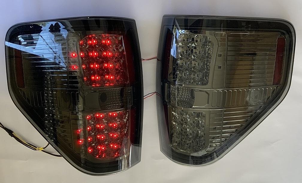 2009 to 2014 Ford F-150 Smoked taillights Luces Traceras Micas Calaveras Ahumadas Tail Light F150 -