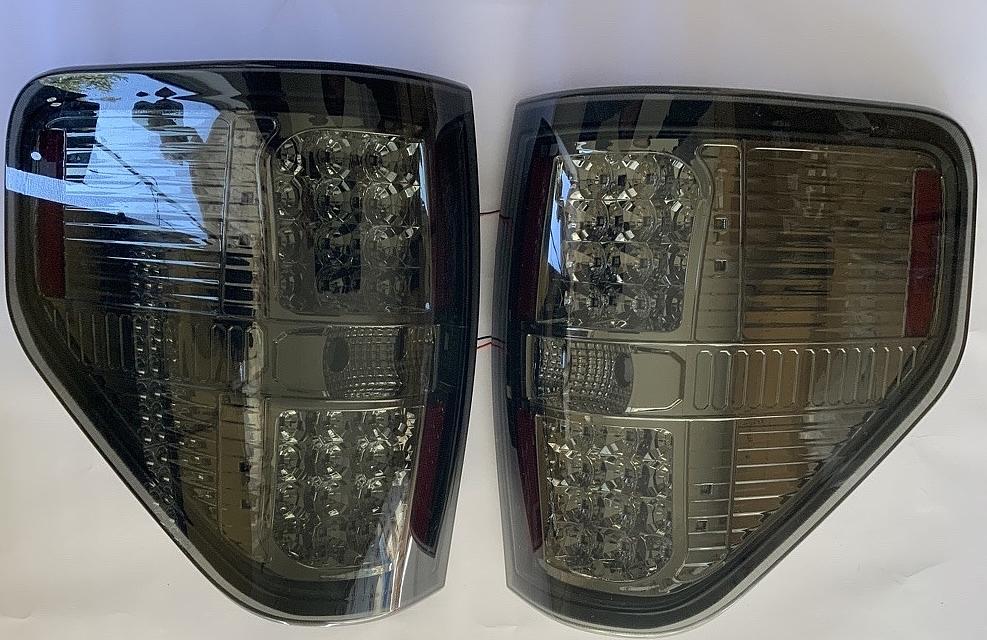 2009 to 2014 Ford F-150 Smoked taillights Luces Traceras Micas Calaveras Ahumadas Tail Light F150 -