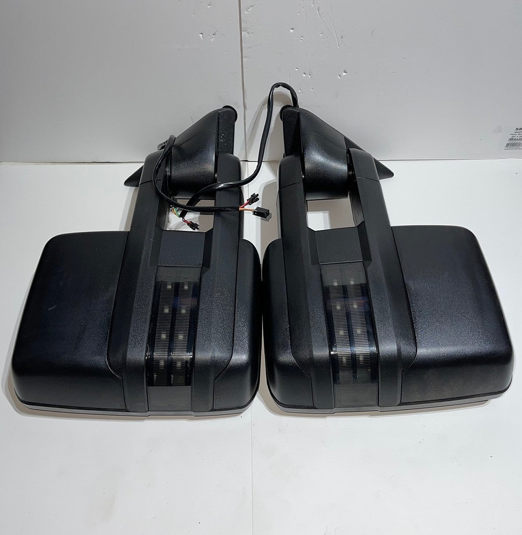Chevy / GMC C/K Smoked Towing Mirrors W/LED Turn Signal for 1988 to 1998