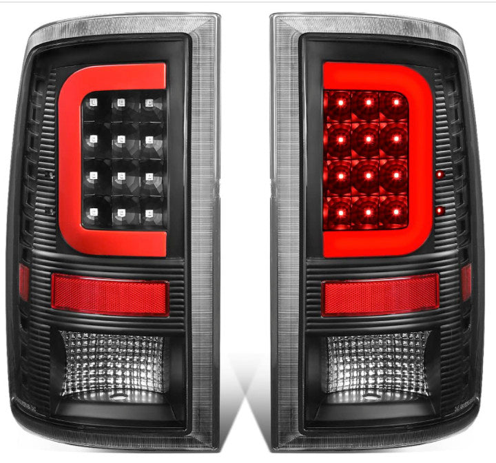 2009 to 2017 Dodge Ram LED Taillights Luces Micas Calaveras Faros Focos Luz Light