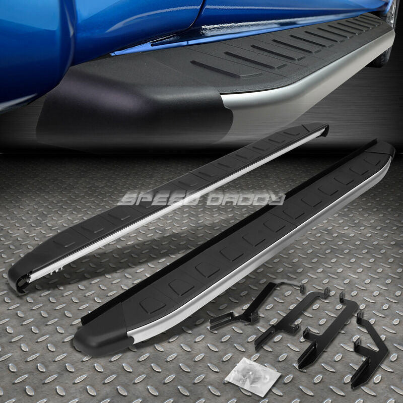 13-17 SANTA FE SUV 5.75' METALLIC/BLACK SIDE STEP BAR NERF RUNNING BOARDS
