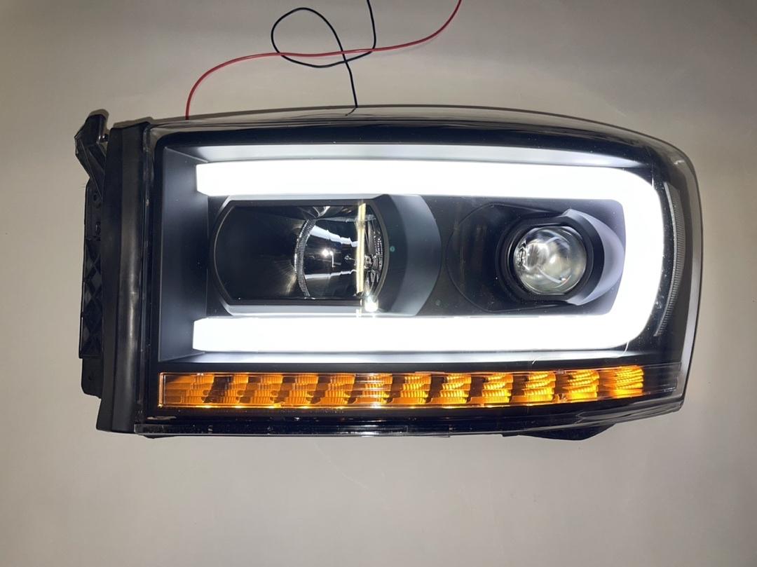 2006 To 2008 Dodge Ram Led DRL Projector Headlights Luces Micas Calaveras Faros Focos Luz Light
