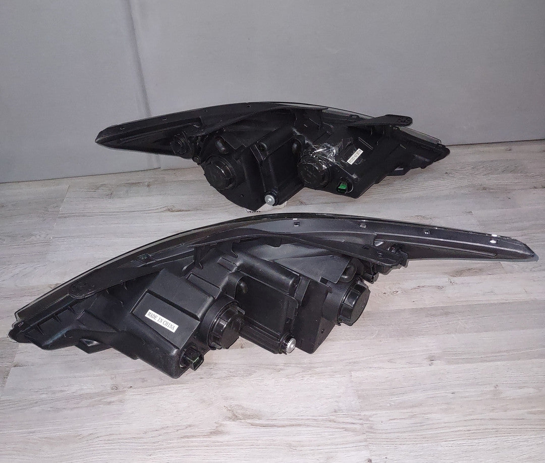 Faros Negros √Åmbar Para Hyundai Sonata 11-14