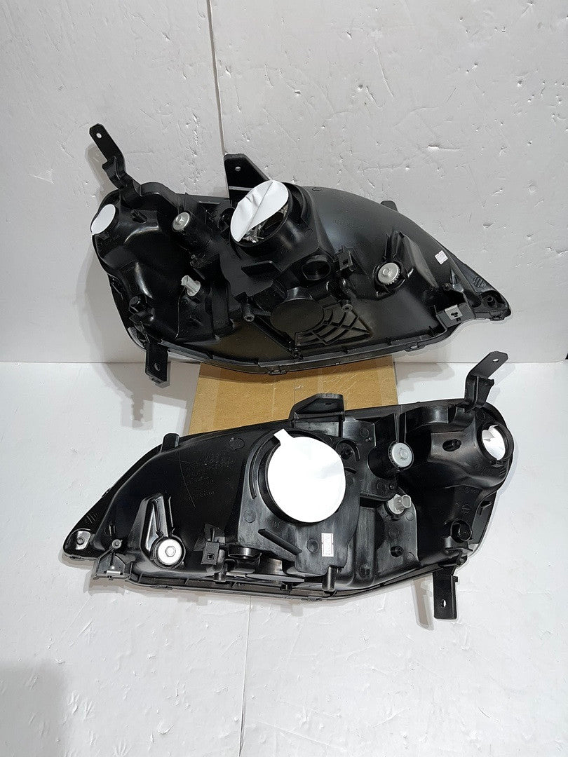 Honda Civic Black Housing Headlights for 2001 to 2003