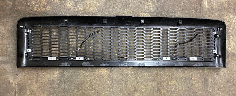 94-02 dodge ram 1500 matte black led grille/grill