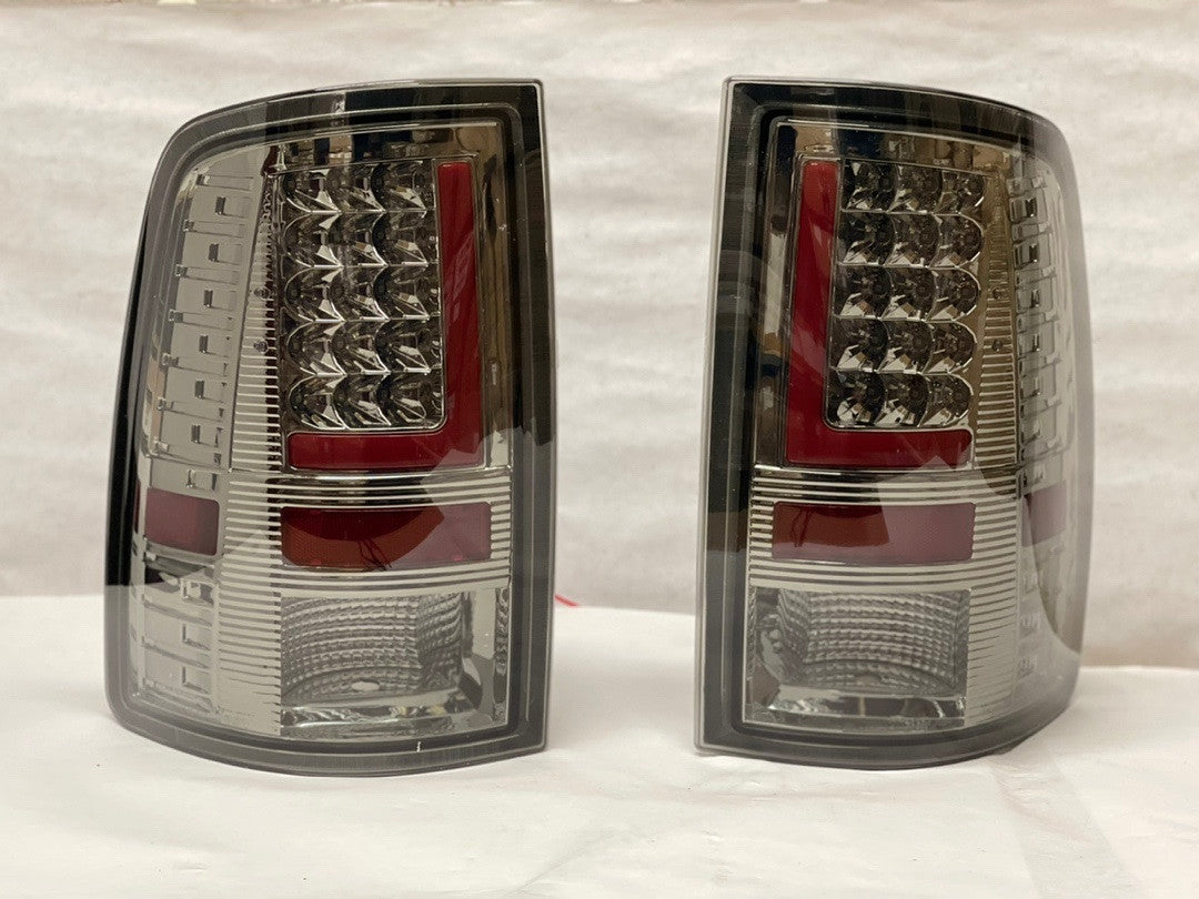 Luces Traceras Cromadas Ahumadas Para Dodge Ram 1500 10-17