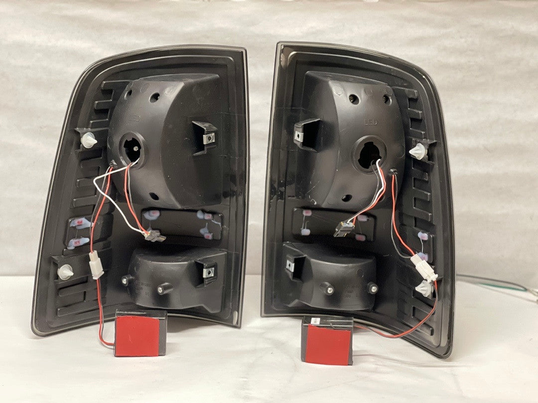 Luces Traceras Cromadas Ahumadas Para Dodge Ram 1500 10-17