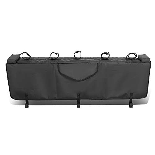 TGP-XS 53" Waterproof Pickup Truck Bed Tailgate Ped with Bike Racks fit Fits Trucks with Tail Gates up to 53" Wide, Black