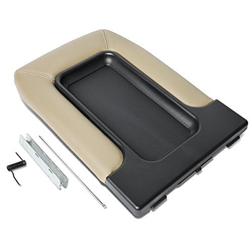 Center Console Lid Kit Arm Rest Latch [for 01-07 Silverado/Sierra],Beige