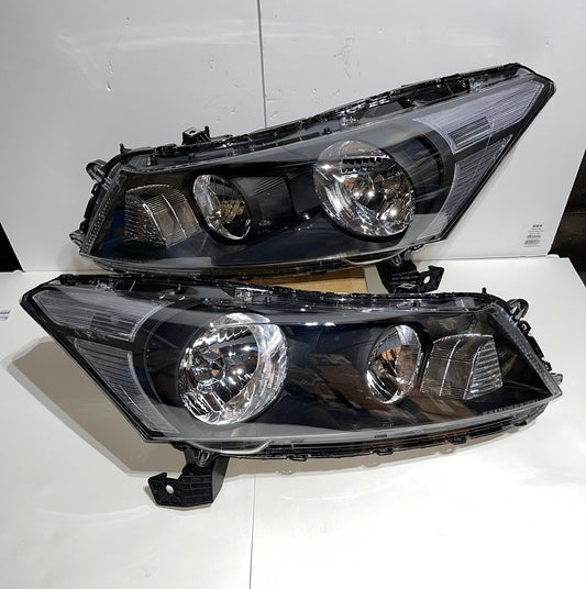 4door Sedan Honda Accord Black Housing Headlights for 2008 to 2012