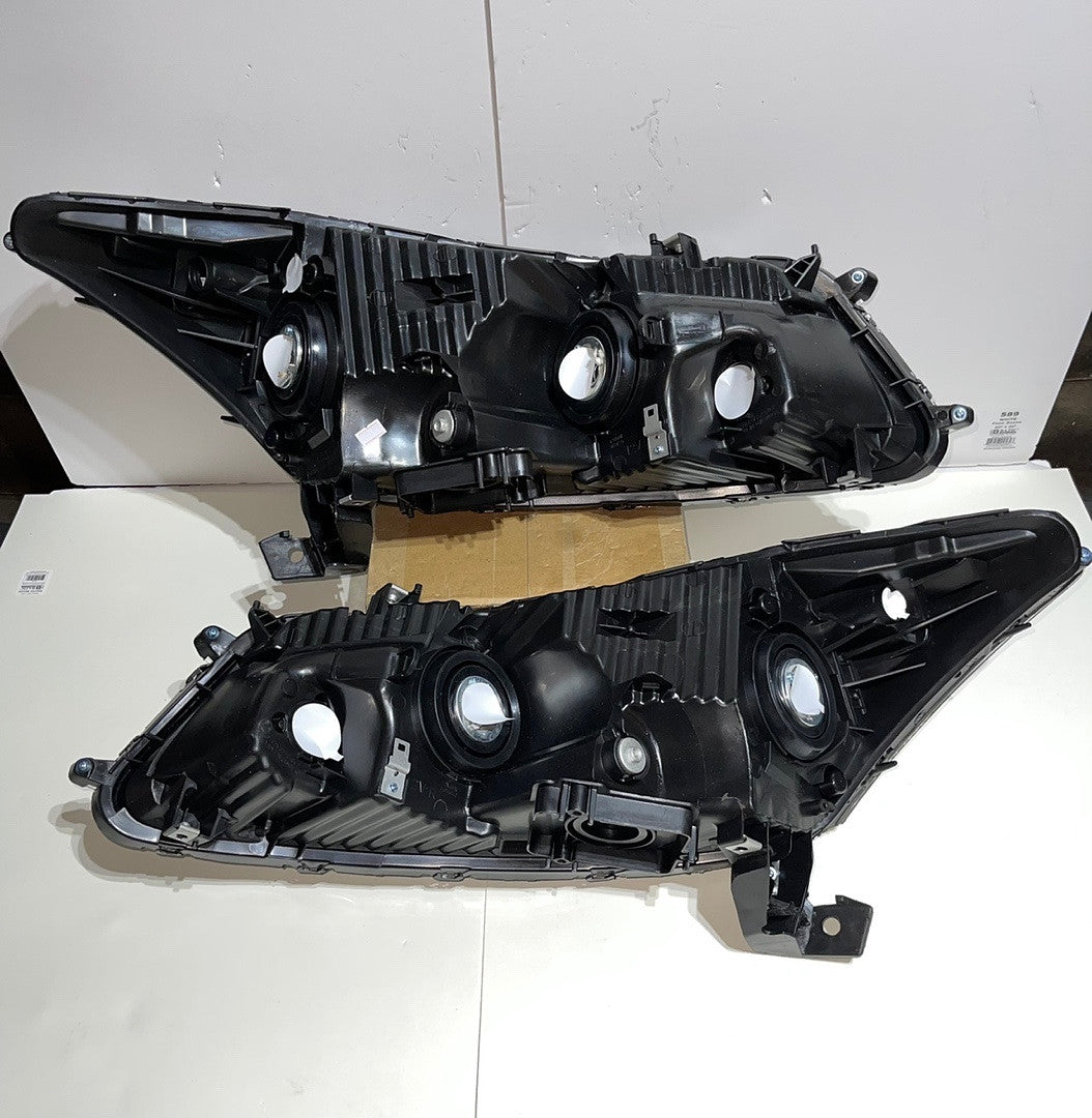 4door Sedan Honda Accord Black Housing Headlights for 2008 to 2012