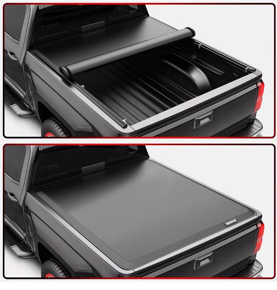 Cubierta Enrollable de Vinilo Suave Para Chevy Colorado Con Caja de 6' 04-12 72‚Äù L 61.5‚Äù W