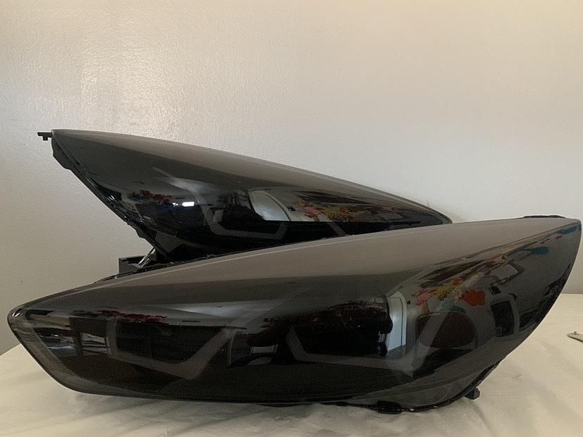 Smoke Lens Projector Headlights With Dual U-Halo DRL Replacement For 15-18 Focus