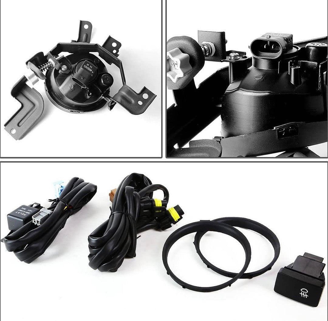 Front Bumper Amber Fog Lights Enhance visibility Compatible with 07-09 CRV, parachoques delantero √°mbar luz antiniebla